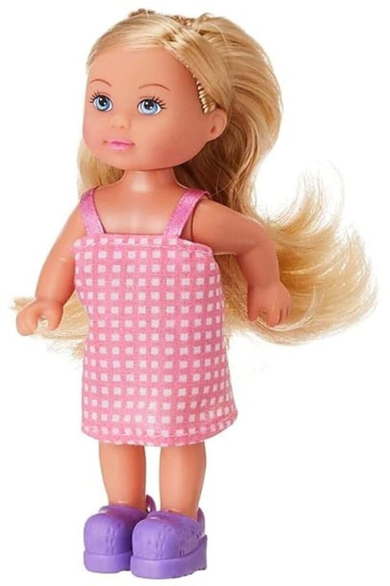 Knick Knack Mini Trolley Doll Set with Carry Case - Strip Print Dress - Image 1